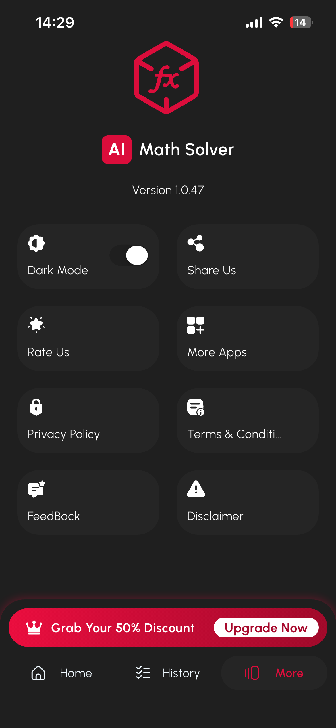 AI Math Solver Screenshot 1