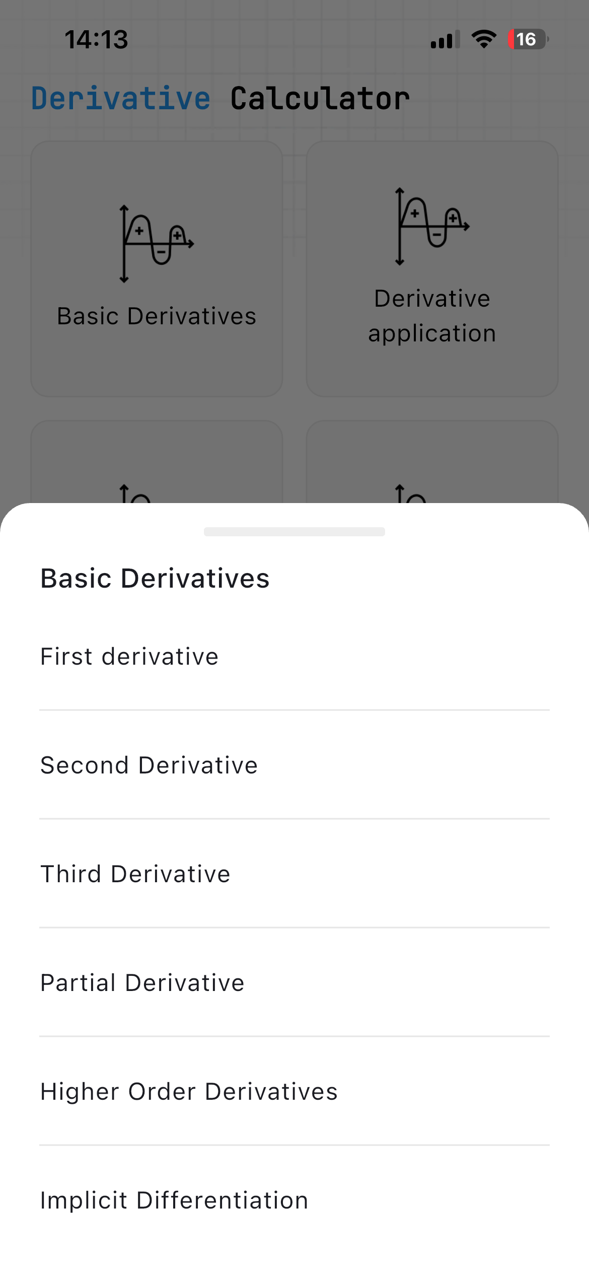 Derivative Calculator Screenshot 2