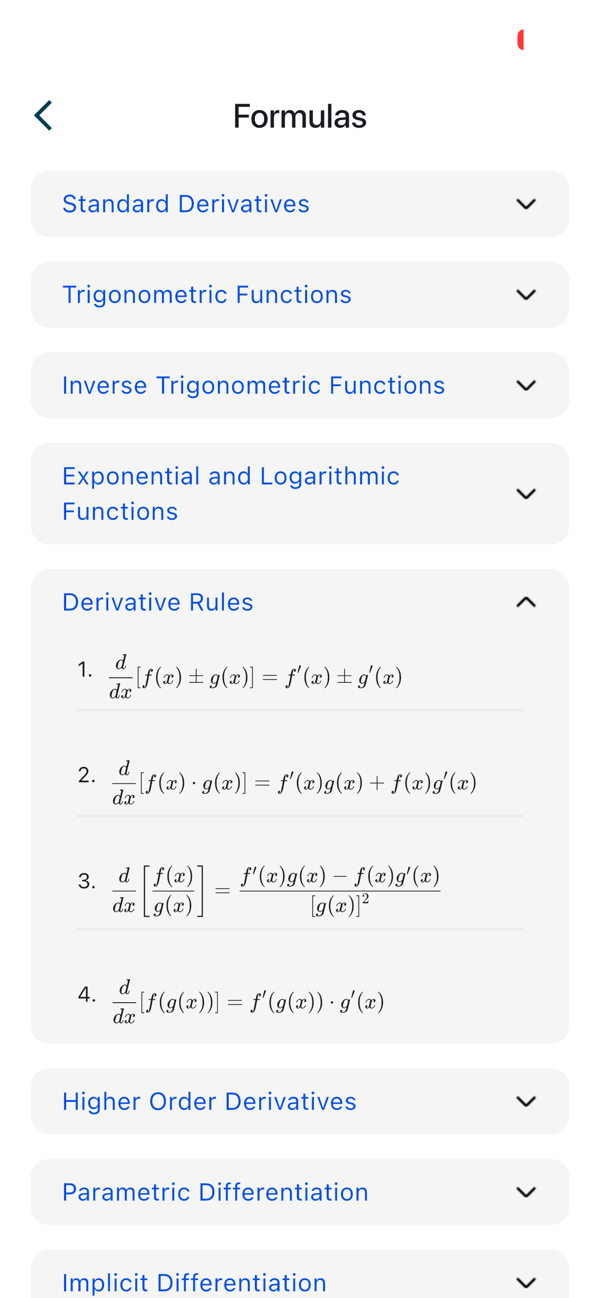 Derivative Calculator Screenshot 7